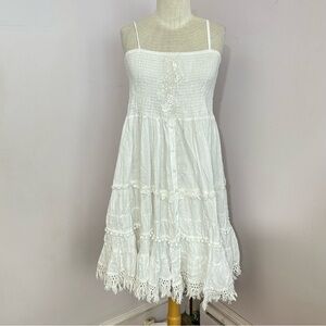 Antica Sartoria White Dress Cover Up One Size